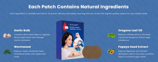 FLYCARE™ Blood Sugar Control Patch