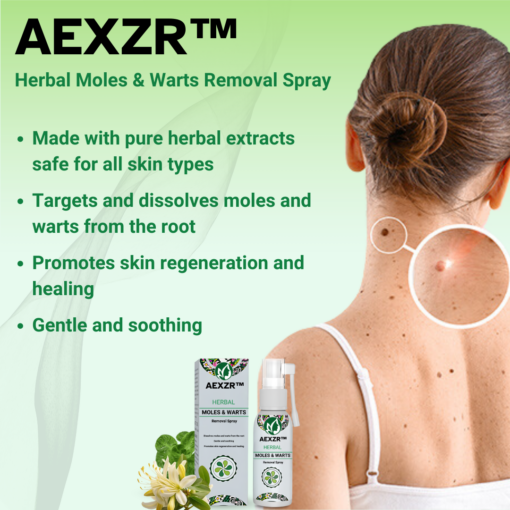 AEXZR™ Herbal Moles & Warts Removal Spray