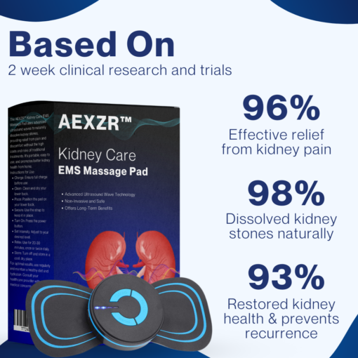 AEXZR™ Kidney Care EMS Massage Pad