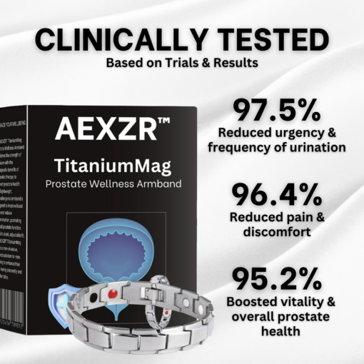 AEXZR™ TitaniumMag Prostate Wellness Armband