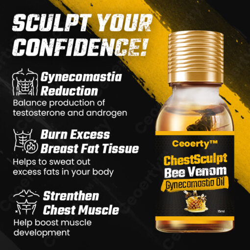 Ceoerty™ ChestSculpt Bee Venom Gynecomastia Oil