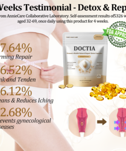 DOCTIA™ Instant Itching Stopper & Detox and Slimming & Firming Repair & Pink and Tender Natural Capsules