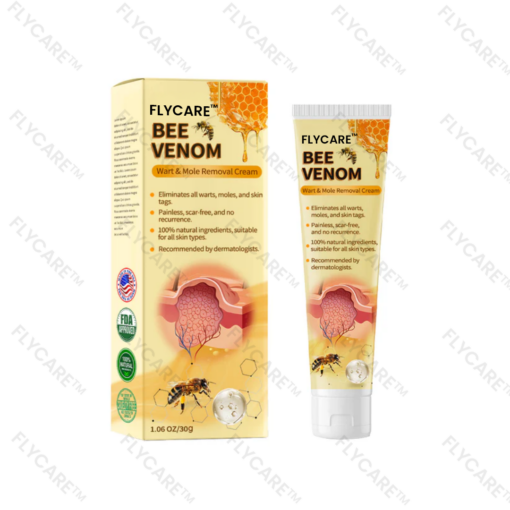 FLYCARE™ Bee Venom Mole and Wart Treatment Cream