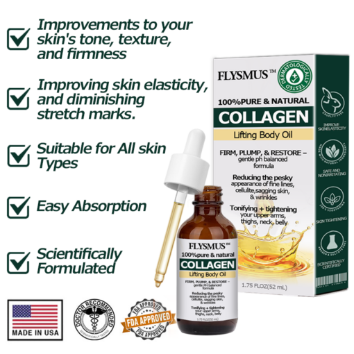 Flysmus™ Advanced Firming Collagen Lifting Body Oil