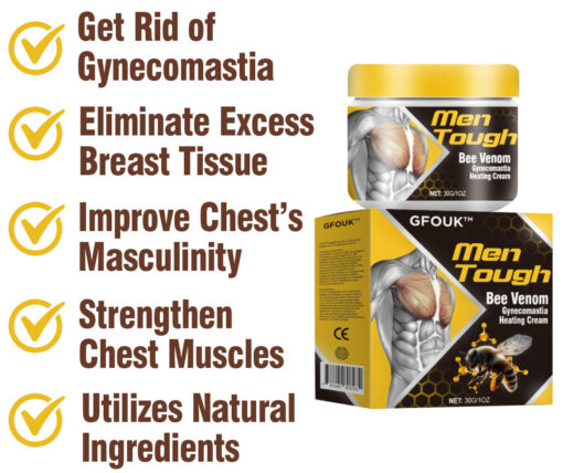 GFOUK™ MenTough Bee Venom Gynecomastia Heating Cream