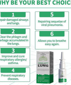 LOVILDS™ Organic Herbal Lung Cleanse Repair Nasal Spray