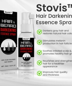 Stovis™ Beard & Hair Darkening Essence Spray