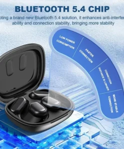 True Wireless Open Ear Headphones Bluetooth 5.4