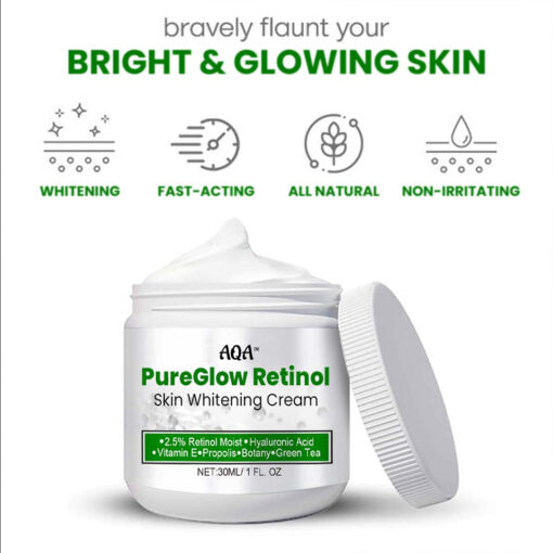 AQA™ PureGlow Retinol Skin Whitening Cream