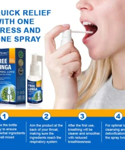 FLYCARE™ FreeLunga Herbal Lung Cleansing Spray