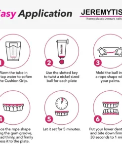 JEREMYTIS™Thermoplastic Denture Adhesive