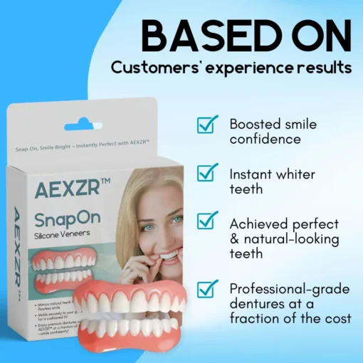 AEXZR™ SnapOn Silicone Veneers