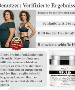 ATTDX™ Insulin Gewichtskontroll Körpercreme