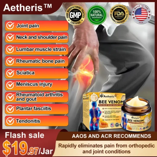 Aetheris™ Bee Venom Advanced Joint and Bone Therapy Cream