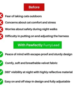 FurryLead™ Cat Harness And Leash Set