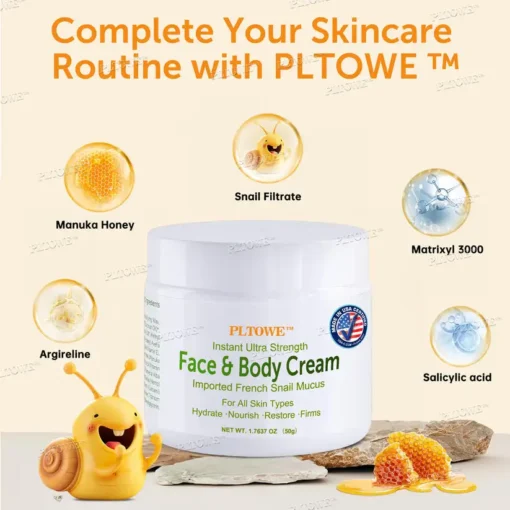 PLTOW® Instant Ultra-Strength Face & Body Renewing Cream