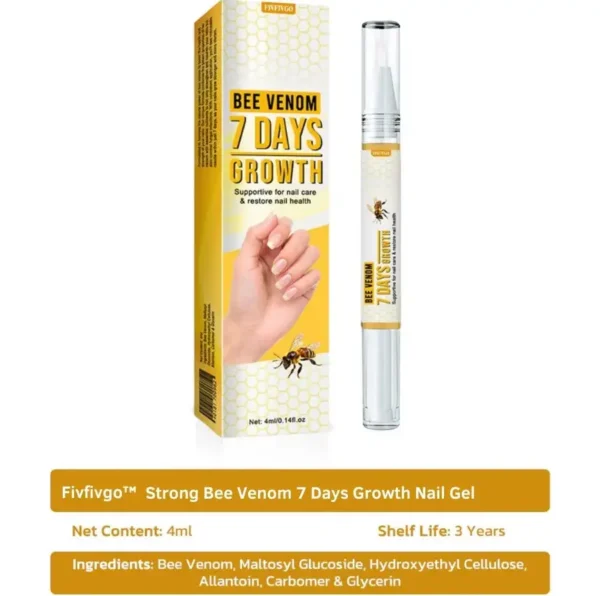 Fivfivgo™ Strong Bee Venom 7 Days Growth Nail Gel