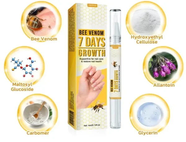 Fivfivgo™ Strong Bee Venom 7 Days Growth Nail Gel