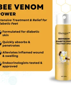 Glucogyn™ BeeVenom Diabetic Foot Treatment Spray