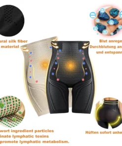 Kkio® Medical-grade mugwort infrared ion fiber massage body shaping shorts