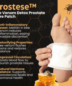 Prostese™ Bee Venom Detox Prostate Care Patch - Highly Recommended by Medical Experts!