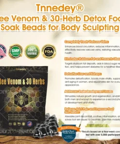 Tnnedey® Bee Venom & 30-Herb Detox Foot Soak Beads for Body Sculpting