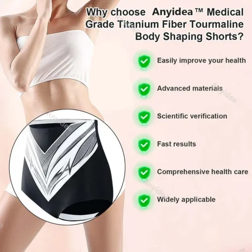 Advanced Titanium Shaping Shorts with Self-Heating Tourmaline Therapy - Image 17