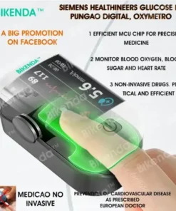 Bikenda™ Premium Next-Generation 3-in-1 Non-Invasive Laser Glucose Meter