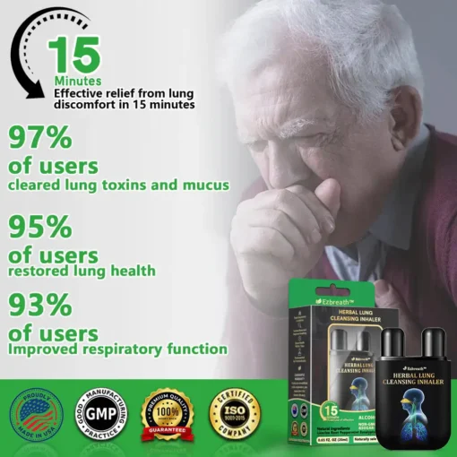 Ezbreath™ Herbal Lung Cleansing Inhaler - Image 2