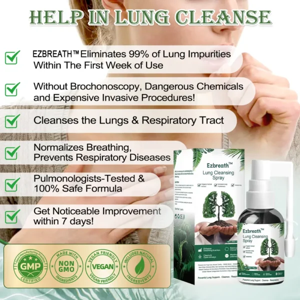 Ezbreathe™ Lung Cleansing Detox Spray