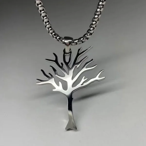 Leafless Tree Pendant Necklace