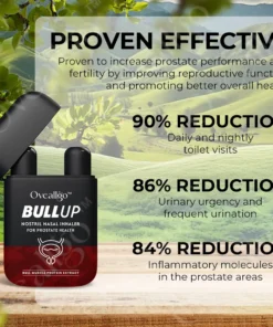 Oveallgo™ EXTRA Spain BullUp Double Holes Nasal Inhaler for Prostate Health