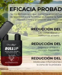 Oveallgo™ Inhalador Nasal de Doble Orificio BullUp de España para la Salud Prostática