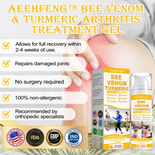 Lotmay™ Bee Venom & Turmeric Arthritis Treatment Gel - Image 2