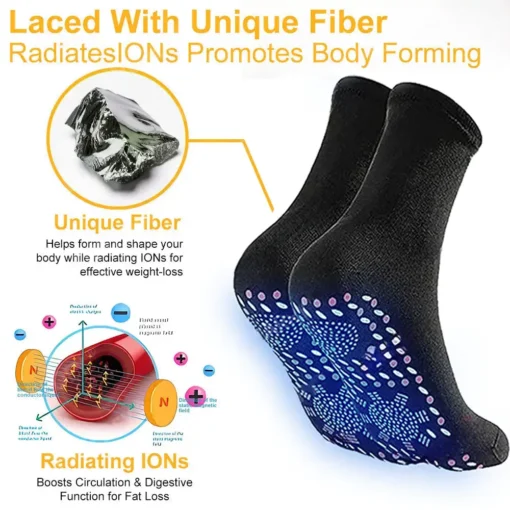 NESLEMY® VitaluxeTourmaline Magnetic Compression Therapy Socks - Image 11