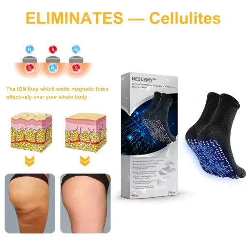 NESLEMY® VitaluxeTourmaline Magnetic Compression Therapy Socks - Image 7